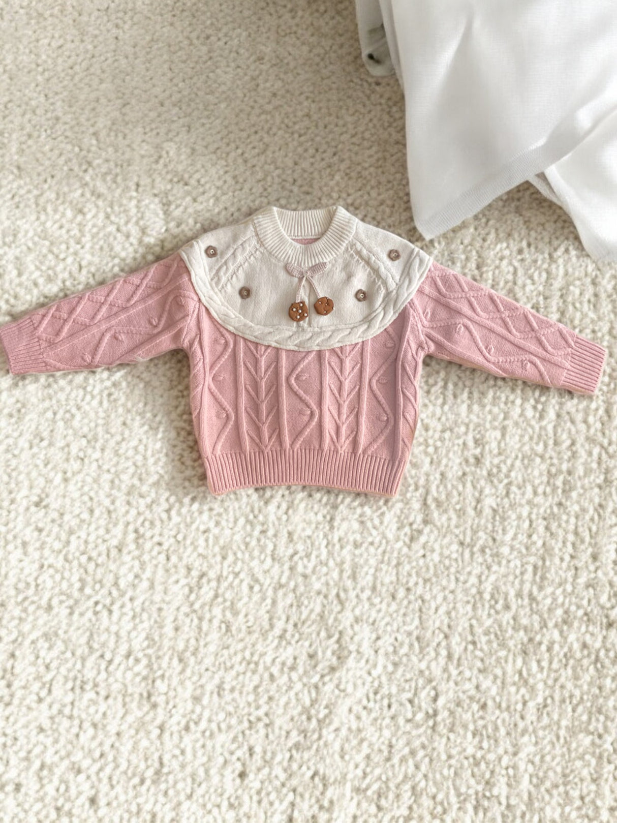 Frosty Pink knit Sweater