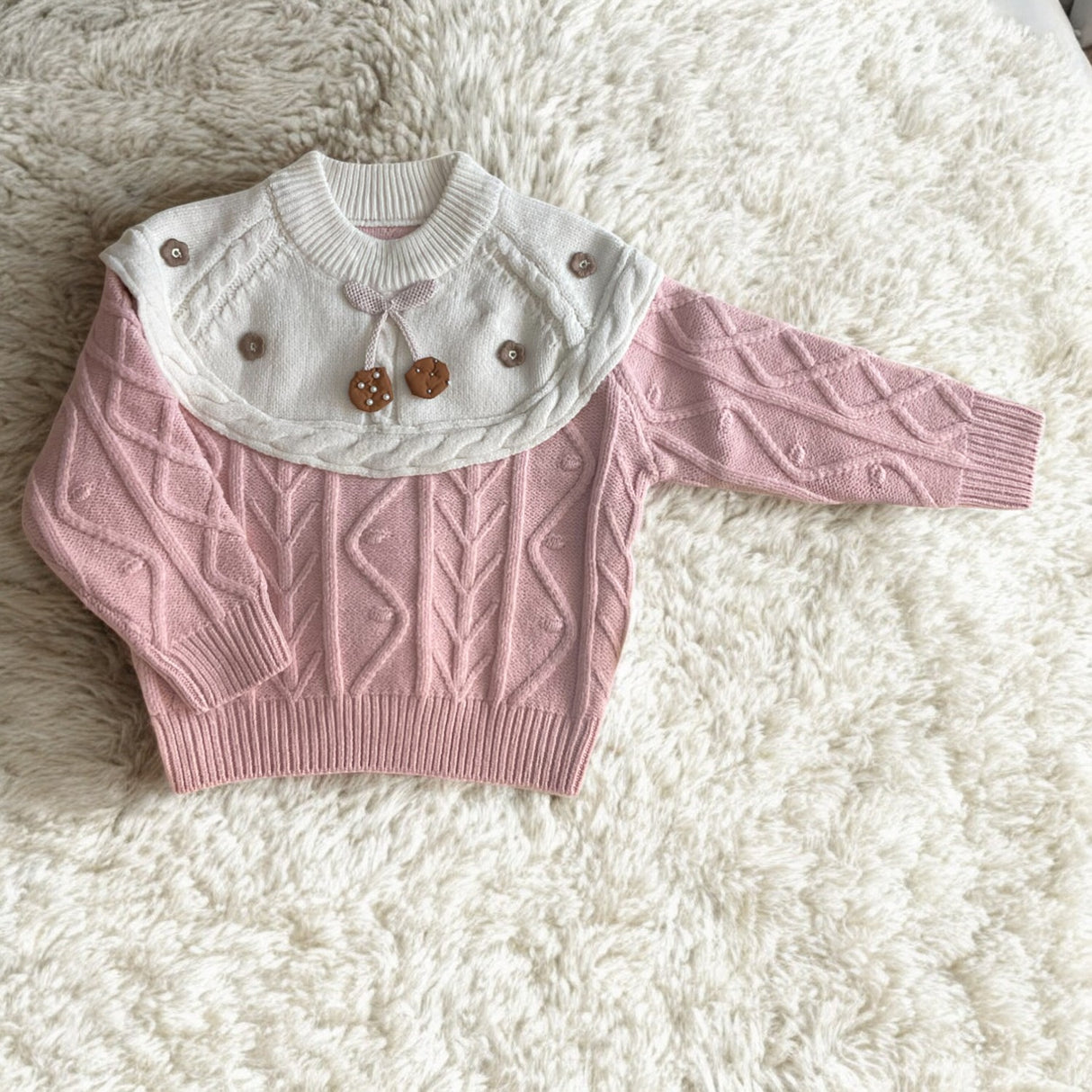 Frosty Pink knit Sweater